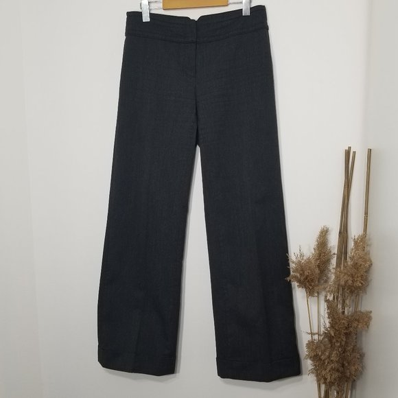 Le Chateau Pin Striped Wide Leg Trouser 